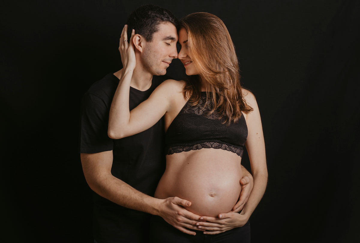 Sesiones de fotografía de embarazo en Badalona-Barcelona