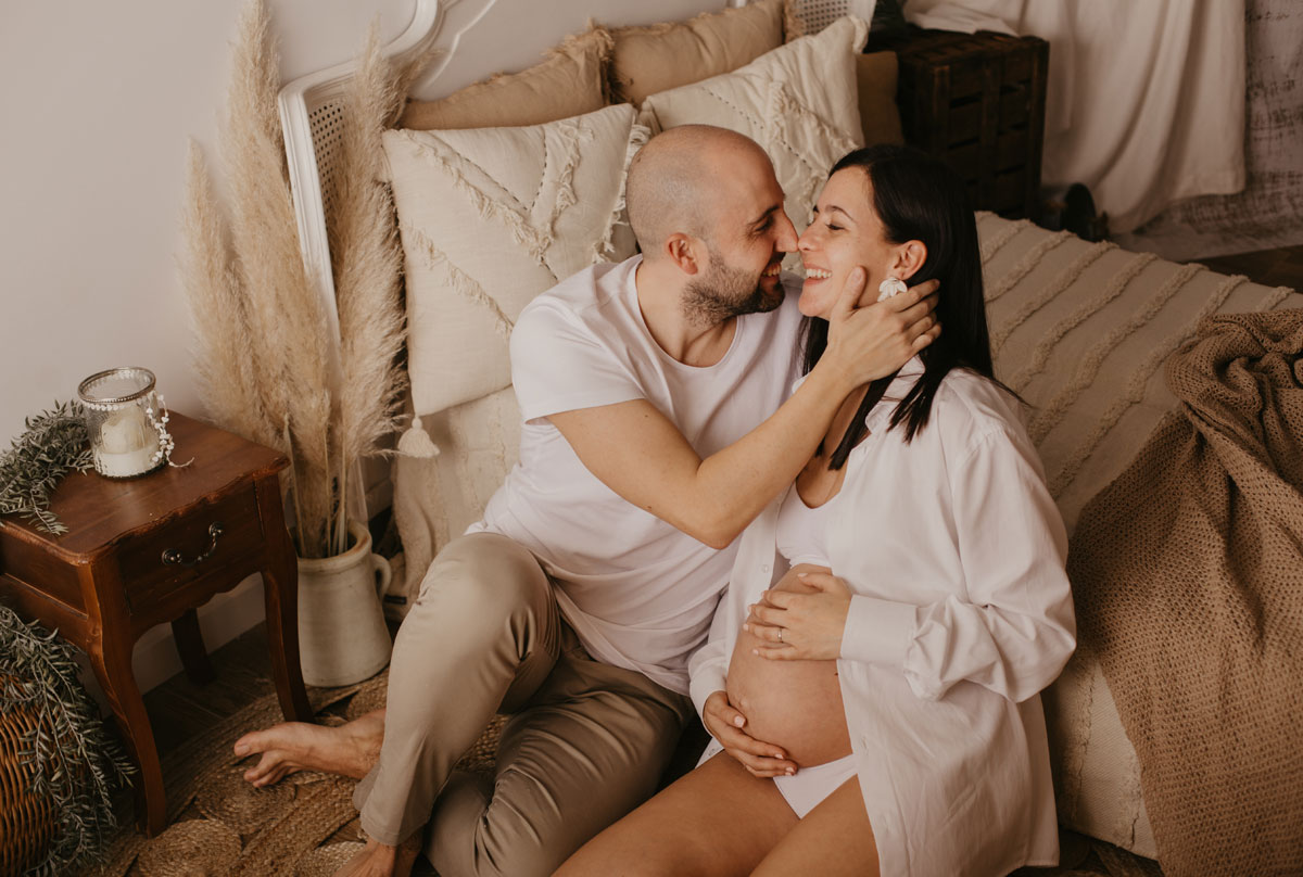 Sesiones de fotos de familia, embarazo, en Badalona-Barcelona